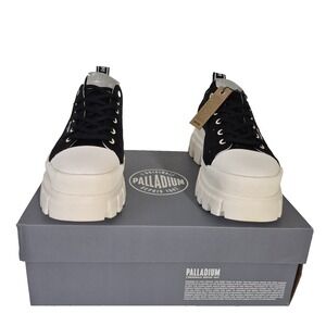 Palladium Platform Sneakers Women 10 M Black Marshmallow Revolt Lo Tx New in Box